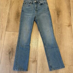 Zara Women's Straight Leg Blue Jeans